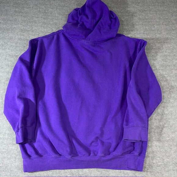 Vintage Men's TCU Hooded Sweatshirt Size XXL 2XL Embroidered Horned Frog Purple - Picture 7 of 8